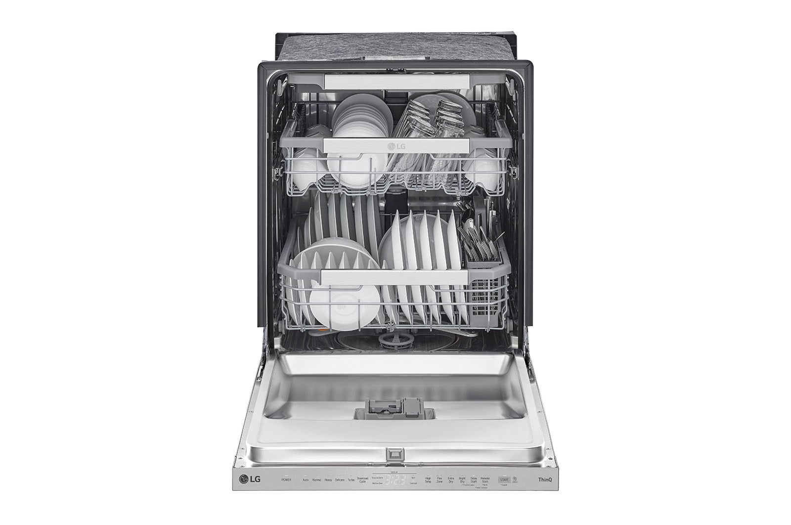 LG Stainless Steel Smart Top Control Dishwasher with QuadWash and