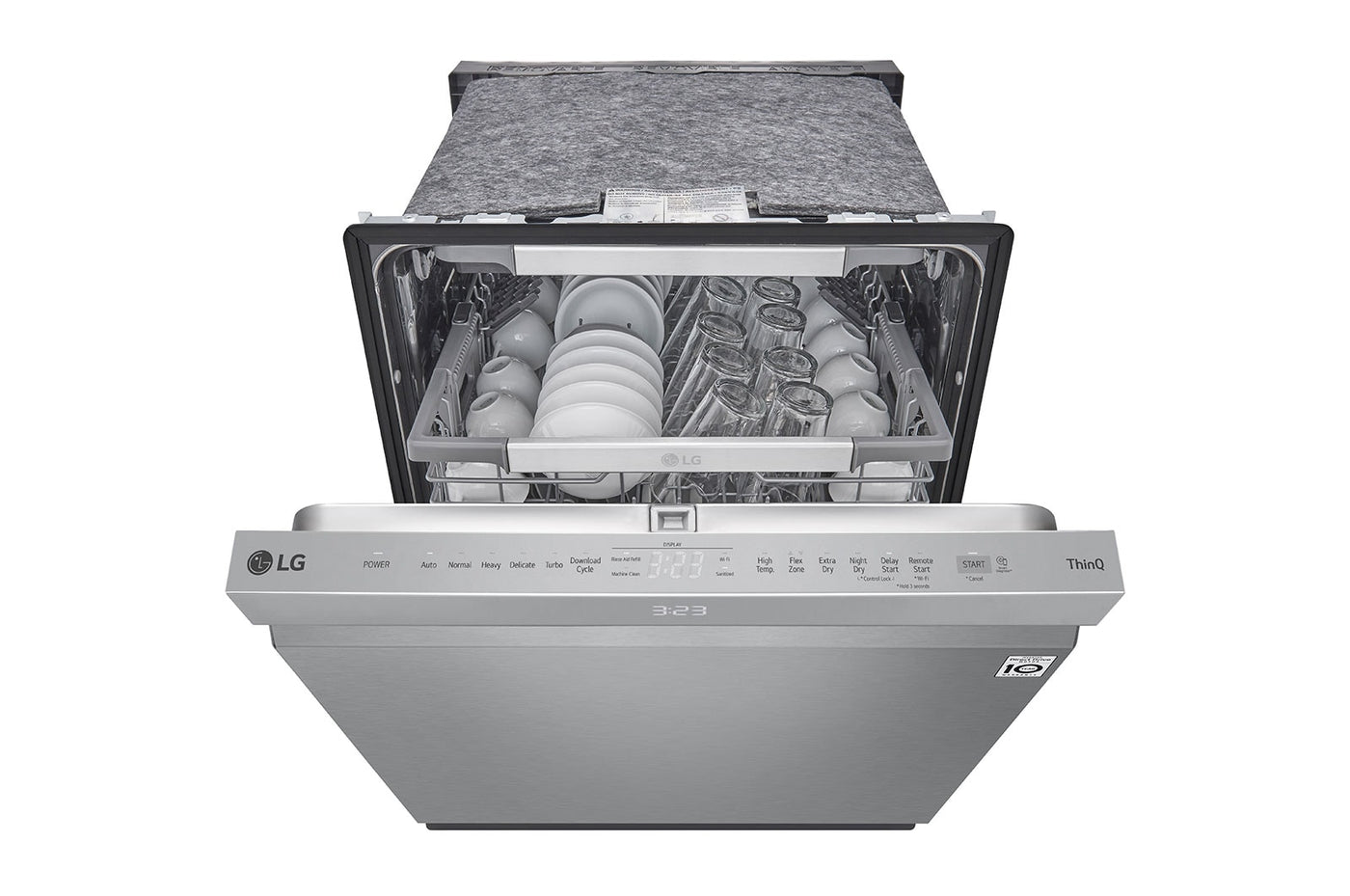 LG Stainless Steel Smart Top Control Dishwasher with QuadWash™ and Dynamic Dry™ - LDPM6762S