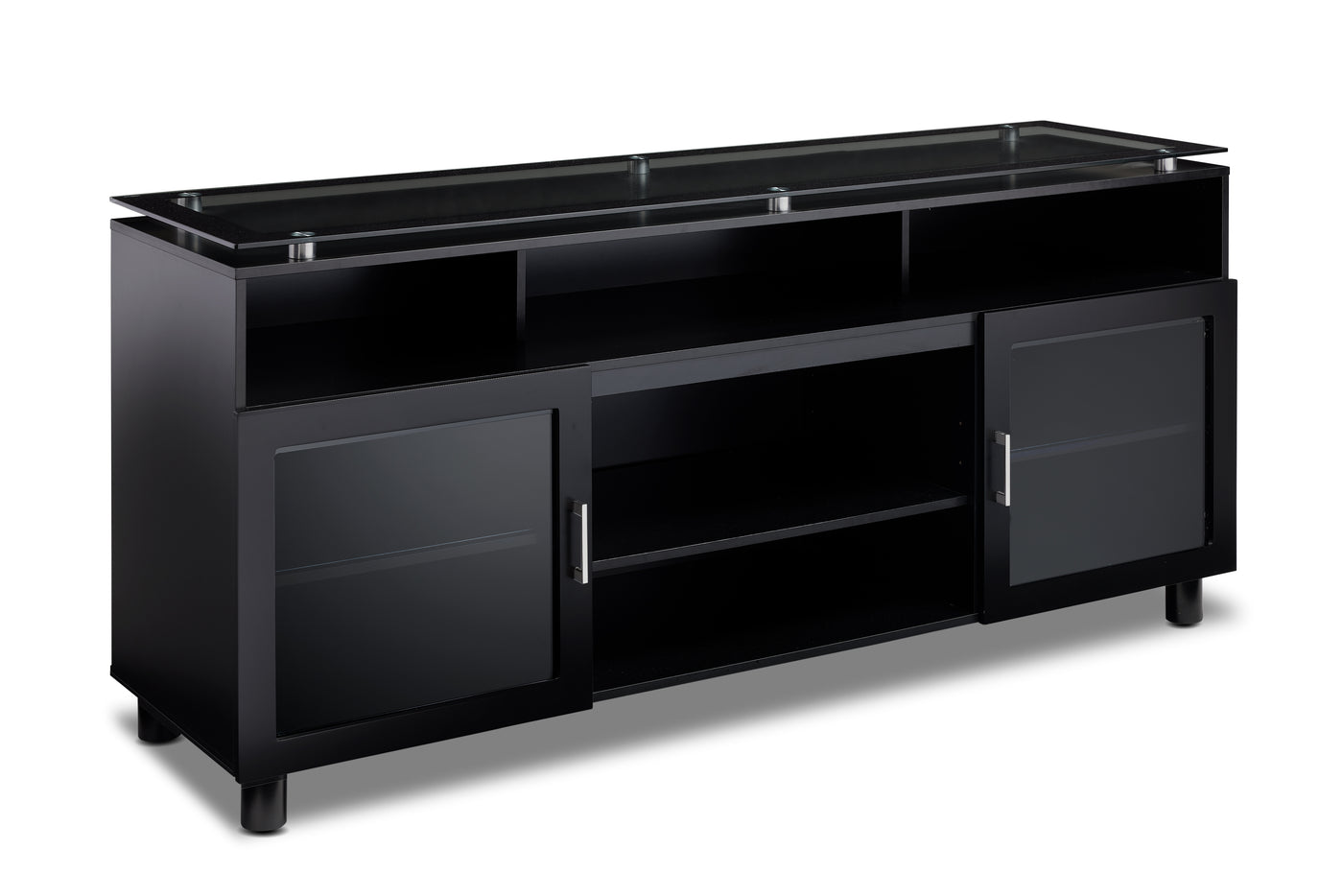 Damien 72" Flat Panel Television Stand - Black