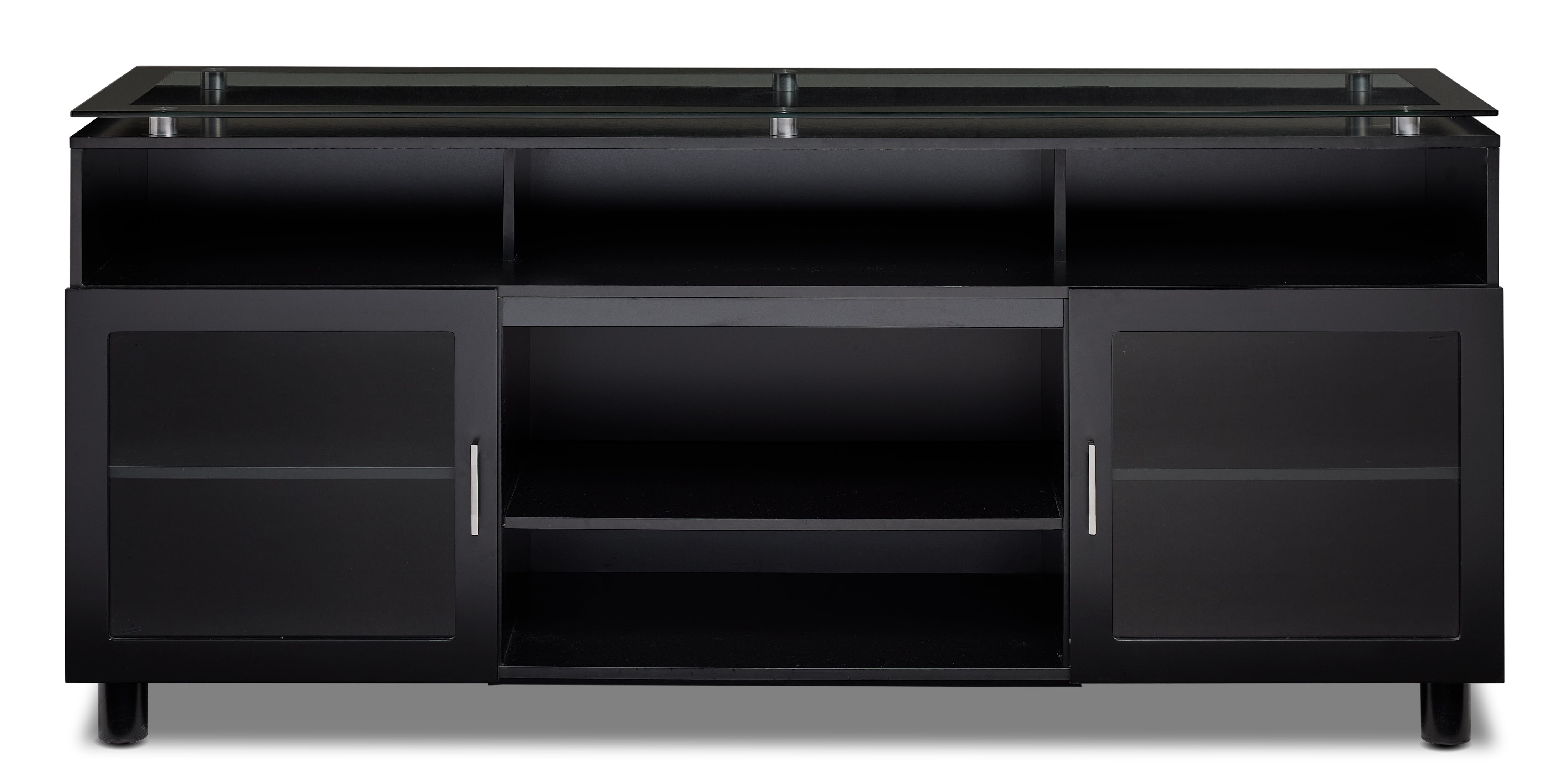 Damien 72" Flat Panel Television Stand - Black