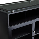Damien 72" Flat Panel Television Stand - Black