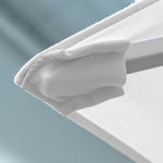 Oca 7.5' Square Outdoor Umbrella - Dark Grey/Brushed Aluminum