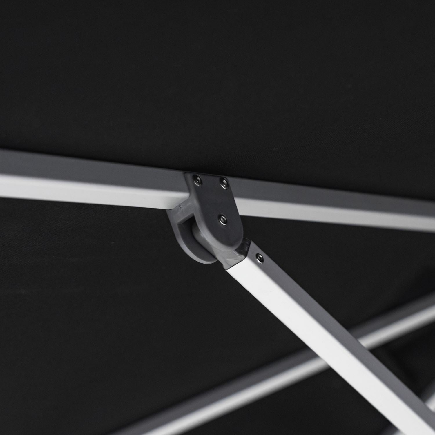 Oca 9' Octagon Outdoor Umbrella - Seashell White/Brushed Aluminum