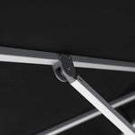 Oca 9' Octagon Outdoor Umbrella - Vermillion Red/Brushed Aluminum