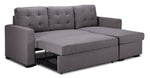 Dustin Reversible Pop-Up Sofa Bed - Grey