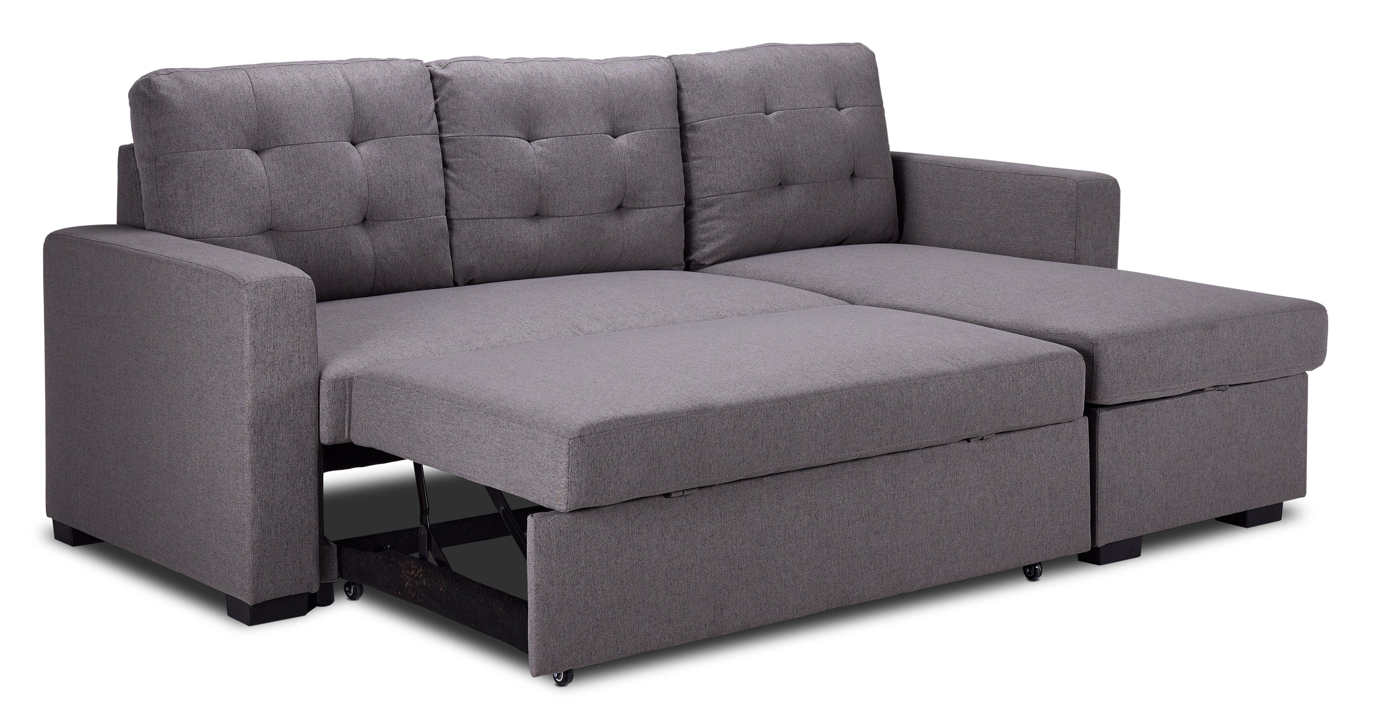 Dustin Reversible Pop-Up Sofa Bed - Grey