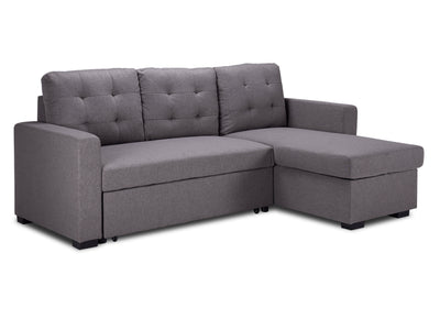 Dustin Reversible Pop-Up Sofa Bed - Grey