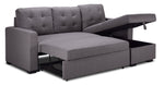 Dustin Reversible Pop-Up Sofa Bed - Grey