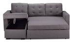 Dustin Reversible Pop-Up Sofa Bed - Grey
