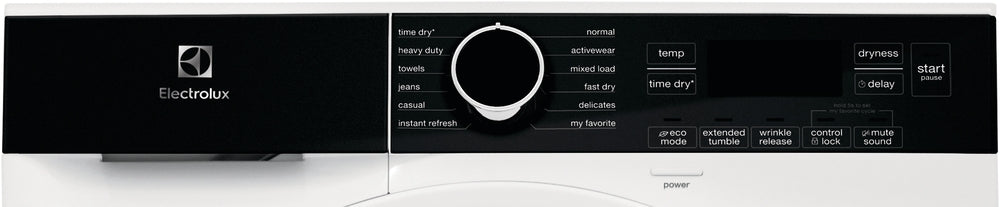 Electrolux White Compact Front-Load Electric Dryer (4.0 cu. Ft.) - ELFE422CAW