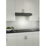 Broan Black Stainless Steel 36" 650 Max CFM Under-the-Cabinet Range Hood - ERLE136BLS