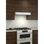 Broan White 30" 650 Max CFM Under-the-Cabinet Range Hood - ERLE130WH