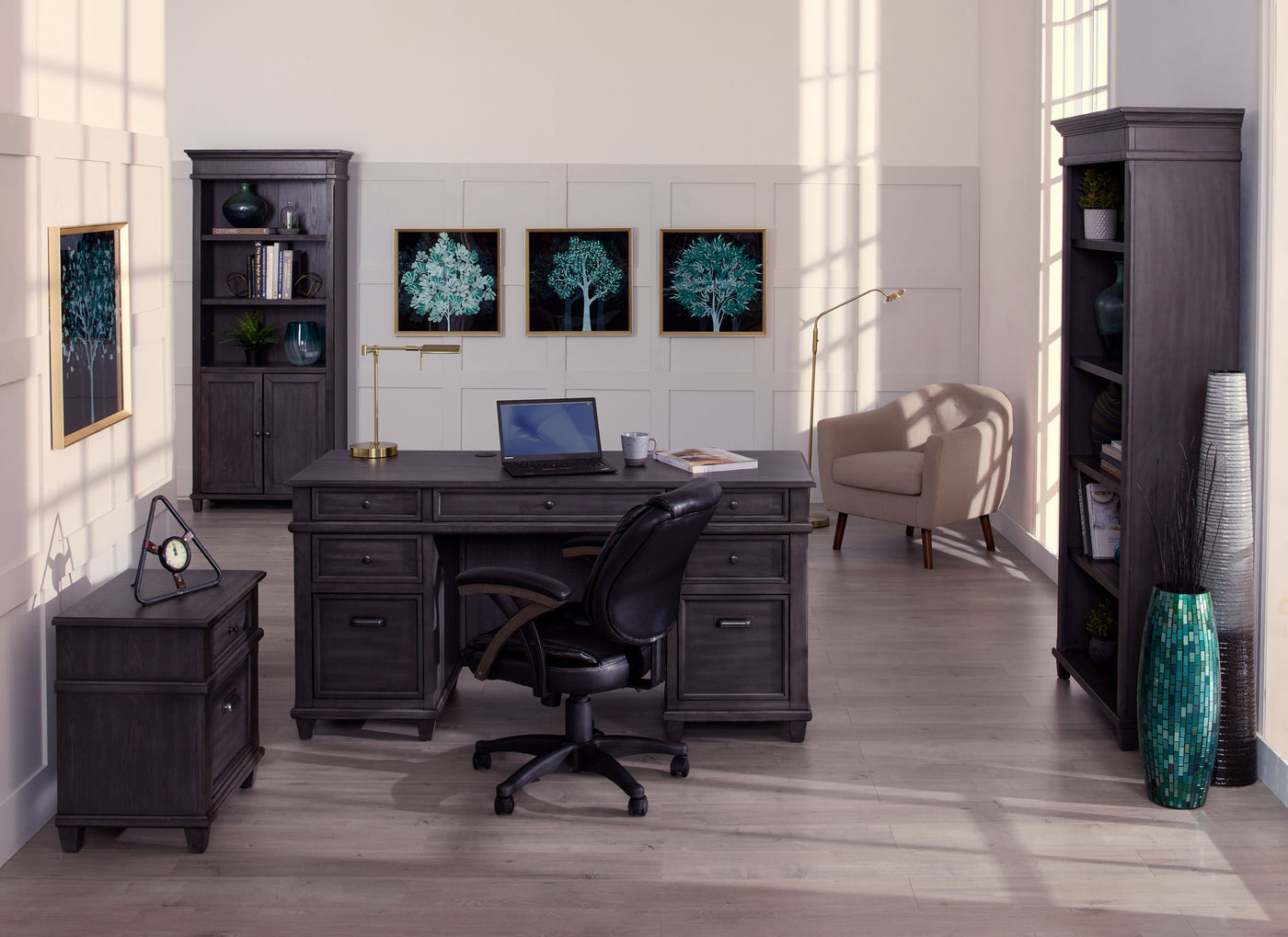 Eastwood Open Bookcase - Grey