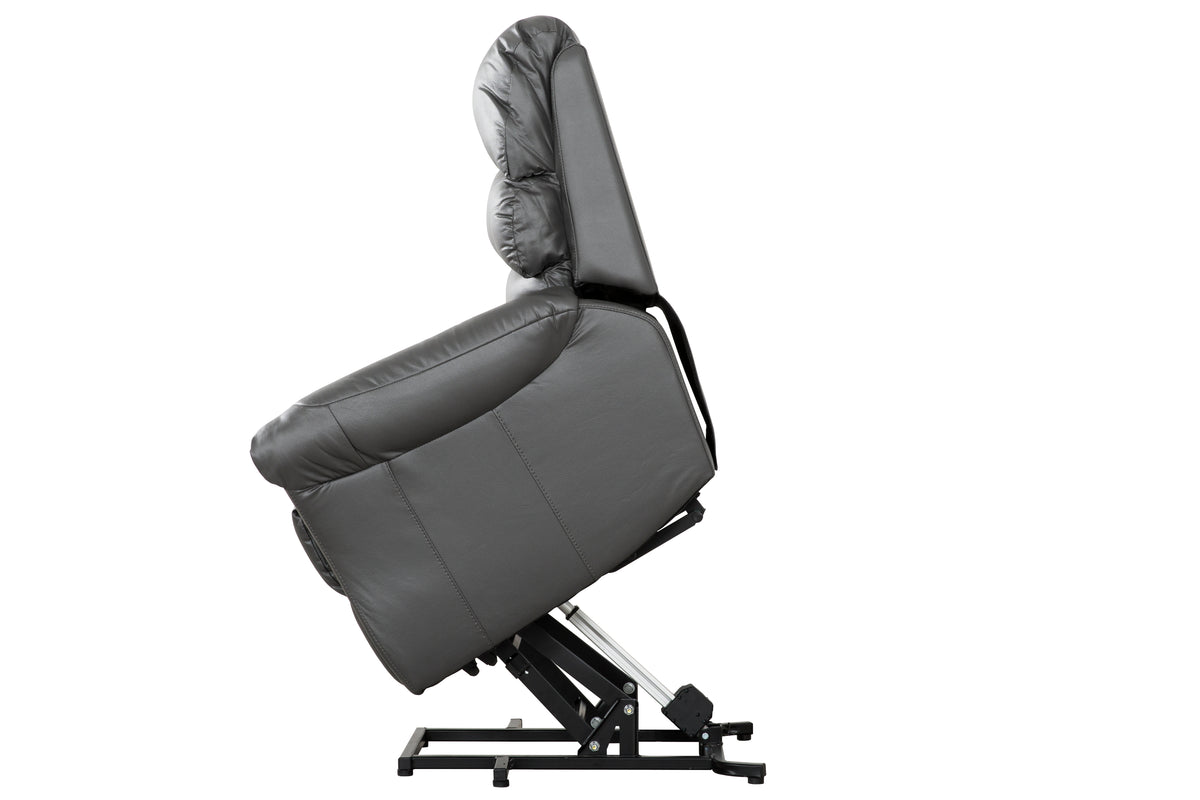 Paolo Power Lift Recliner Grey Leon's