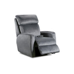 Emmett Power Recliner with Massage and Heat - Grey and Charcoal