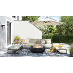 Endless Shores 5-Piece Modular Outdoor Conversation Set - Beige