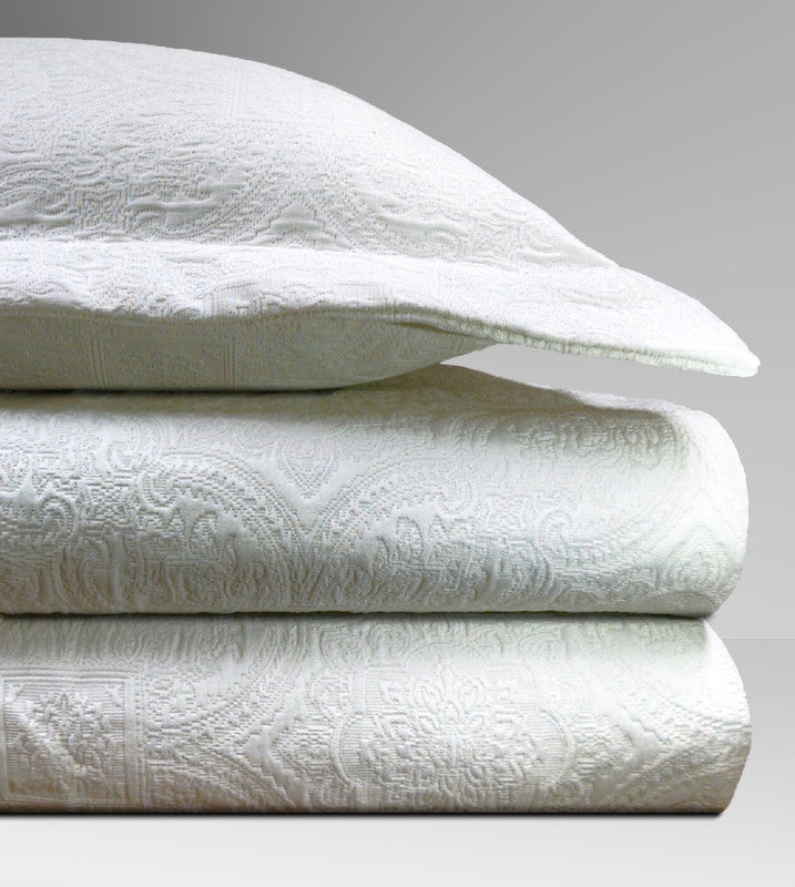 Enosburg 3 Pc. King Coverlet Set - White