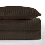 Kittery Satin Full / Queen 3 Pc. Quilt Set - Brown