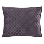 Grudina Velvet Diamond Quilted 34 X 34 Standard Pillow Sham Set - Amethyst