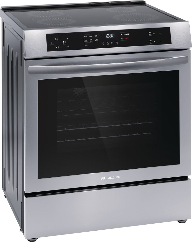 Frigidaire Stainless Steel 30" Freestanding Induction Range with Front Control (5.3 Cu. Ft.) - FCFI308CAS