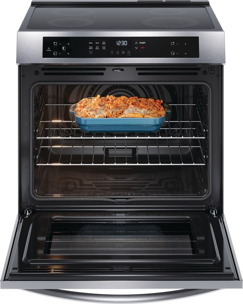 Frigidaire Stainless Steel 30" Freestanding Induction Range with Front Control (5.3 Cu. Ft.) - FCFI308CAS