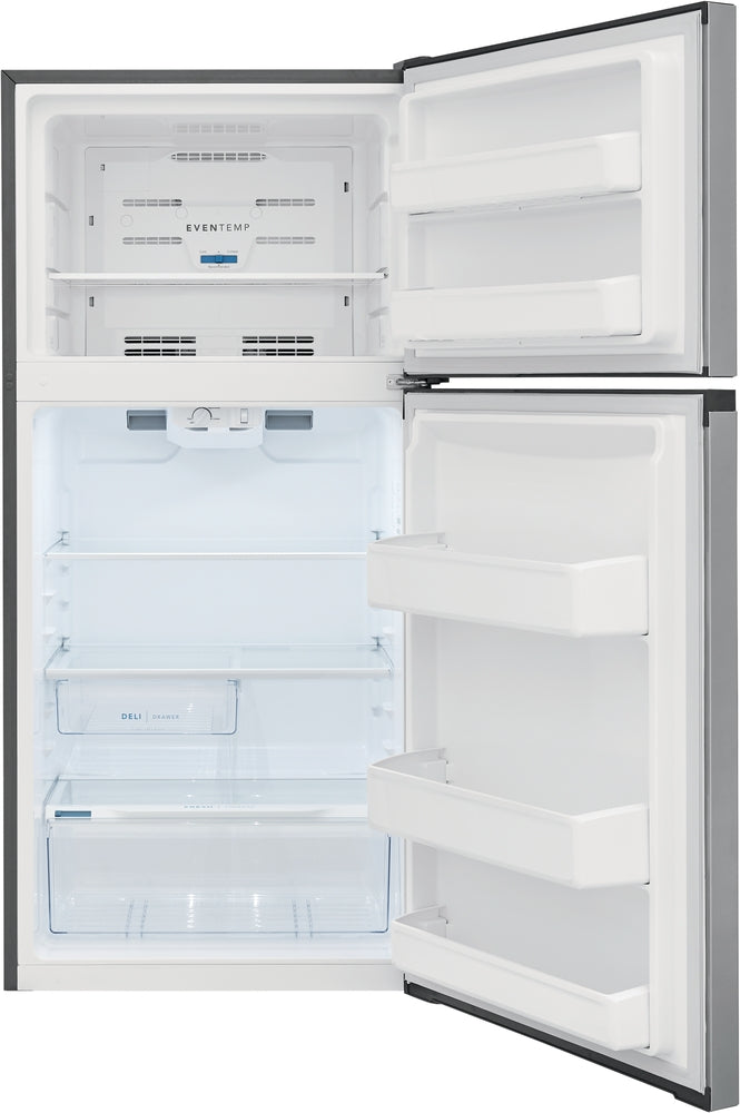 Frigidaire Brushed Steel Top-Freezer Refrigerator (13.9 Cu. Ft.) - FFHT1425VV