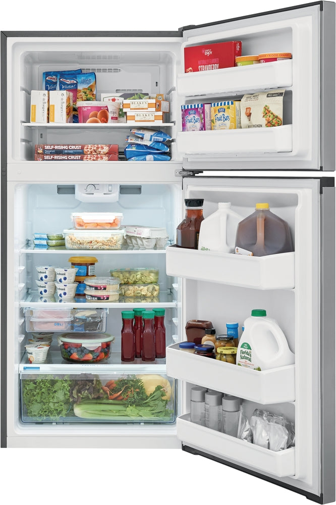 Frigidaire Brushed Steel Top-Freezer Refrigerator (13.9 Cu. Ft.) - FFHT1425VV