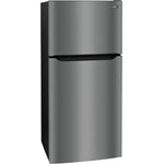 Frigidaire Black Stainless Steel Top-Freezer Refrigerator (20 Cu. Ft.) - FFTR2045VD