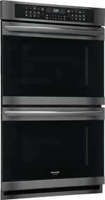 Frigidaire Gallery Black Stainless 30" Electric Double Wall Oven (10.2 Cu.ft)- FGET3066UD