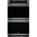 Frigidaire Gallery Black Stainless 30" Electric Double Wall Oven (10.2 Cu.ft)- FGET3066UD