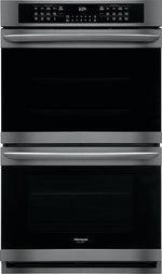 Frigidaire Gallery Black Stainless 30" Electric Double Wall Oven (10.2 Cu.ft)- FGET3066UD