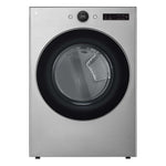 LG Graphite Steel 7.4 cu. ft. Ultra Large Capacity Smart Front Load Dryer with Built-In Intelligence & TurboSteam® - DLEX5500V