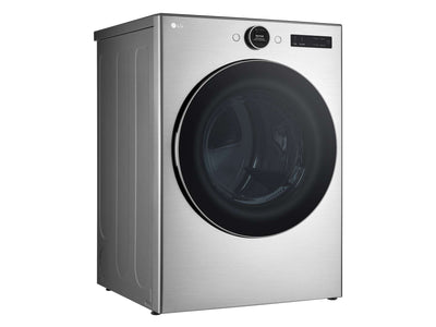 LG Graphite Steel 7.4 cu. ft. Ultra Large Capacity Smart Front Load Dryer with Built-In Intelligence & TurboSteam® - DLEX5500V