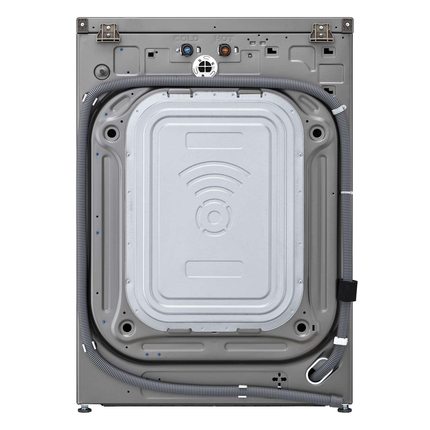 LG Graphite Steel 5.2 cu. ft. Front Load Washer with AI DD™ and LCD Knob - WM5500HVA