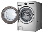 LG Graphite Steel 5.2 cu. ft. Front Load Washer with AI DD™ and LCD Knob - WM5500HVA