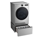 LG Graphite Steel 7.4 cu. ft. Ultra Large Capacity Smart Front Load Dryer with Built-In Intelligence & TurboSteam® - DLEX5500V