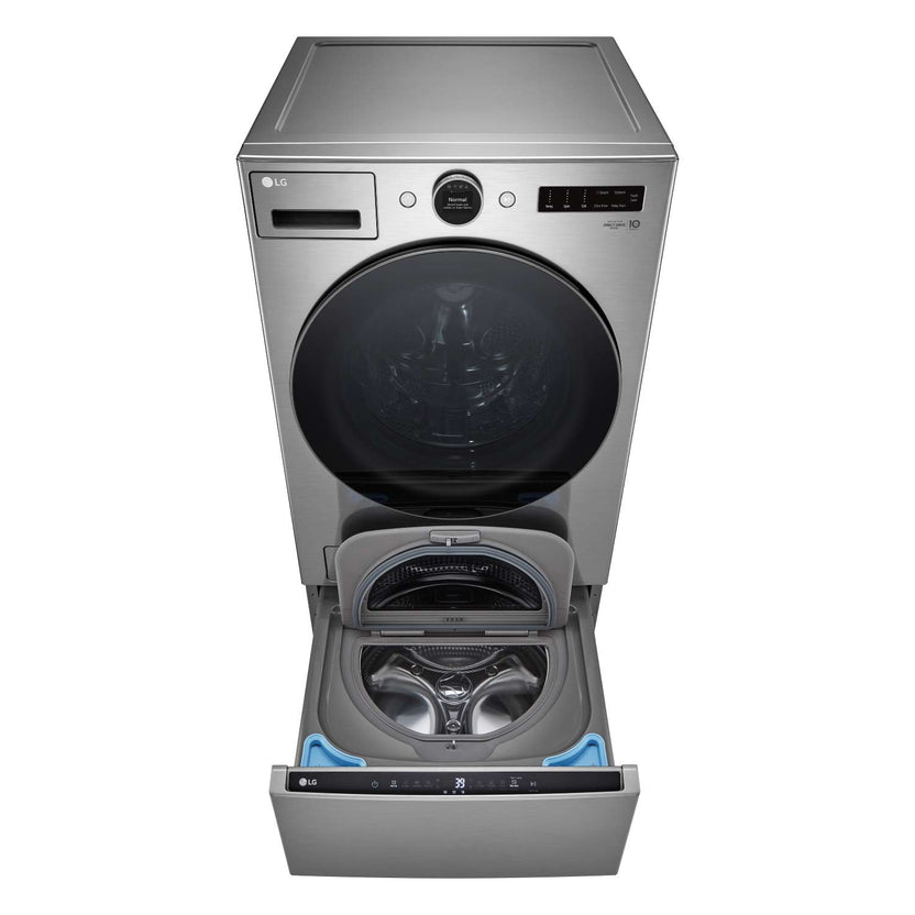 LG Graphite Steel 5.2 cu. ft. Front Load Washer with AI DD™ and LCD