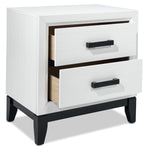 Frost 5-Piece Full Bedroom Package - White, Black