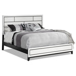 Fog 5-Piece Full Bedroom Package - White, Black