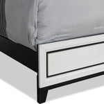 Frost 5-Piece Full Bedroom Package - White, Black