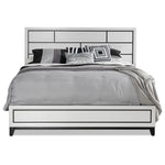 Fog 5-Piece Full Bedroom Package - White, Black