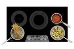Frigidaire Gallery Black Stainless Steel 36" Electric Cooktop - GCCE3670AD
