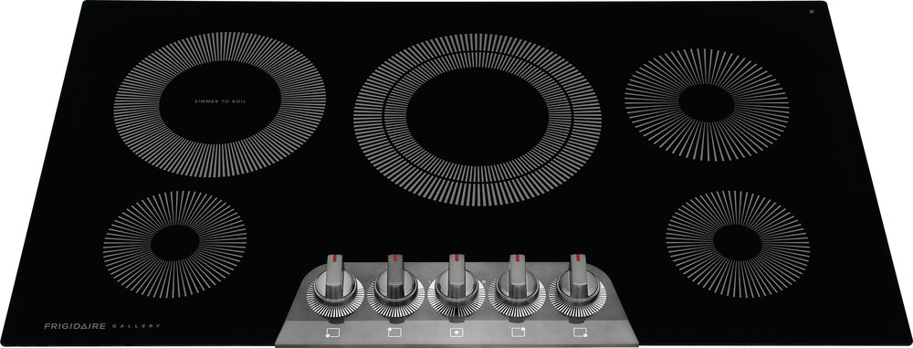 Frigidaire Gallery Black Stainless Steel 36" Electric Cooktop - GCCE3670AD