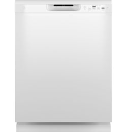 LG 24 inch Full Console Dishwasher with 15 Place Settings, Front Controls - White