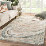 Ptolemaios II Area Rug - 8'10" X 12'9" - Tan/Grey
