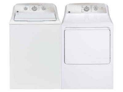 GE White Top-Load Washer (4.4 cu. ft) & Electric Dryer (7.2 cu. ft.) - GTW331BMRWS/GTD40EBMRWS