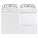 GE White Top-Load Washer (5.0 cu. ft.) & Electric Dryer (7.2 cu. ft.) - GTW550BMRWS/GTD45EBMRWS