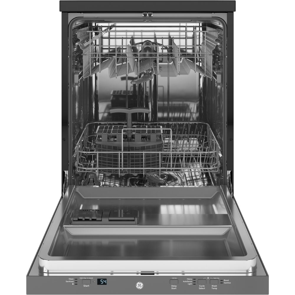 GE Stainless Steel Interior 24" Portable Dishwasher - GPT225SSLSS