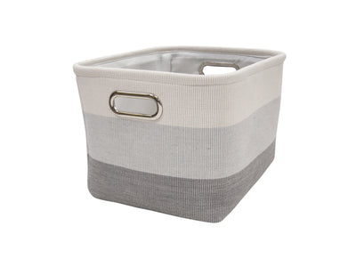 Baby Jungle Storage Basket - Grey Ombre
