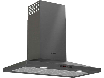 Bosch 800 Series 36" Pyramid Chimney 600 CFM Black Stainless - HCP86641UC